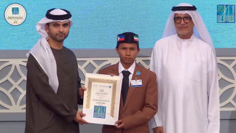 Filipino Teen Secures 3rd Runner-Up Spot In Dubai Holy Quran Contest